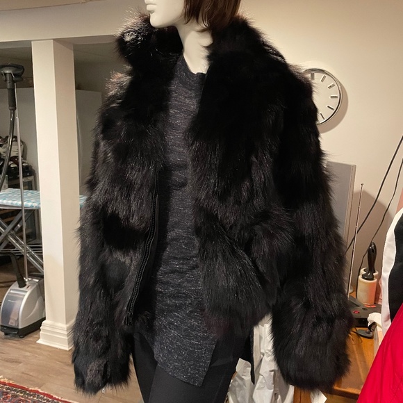 New Authentic Fox Fur Women's Jacket. Not faux - Picture 4 of 7